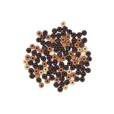 Glorex Holzperlen Mix braun 6mm 118 Stück Glorex Holzperlen Mix braun 6mm 118 Stück