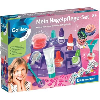 Clementoni Galileo Lab Nagelpflegeset - Nagelstudio für Kinder ab 8 Jahren - Inkl. Farben, Glitzer Clementoni Galileo Lab Nagelpflegeset - Nagelstudio für Kinder ab 8 Jahren - Inkl. Farben, Glitzer