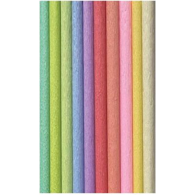 Interdruk, Bastelpapier, Geknittertes Seidenpapier Pastell Mini Mix (10 Stück) (10x) Interdruk, Bastelpapier, Geknittertes Seidenpapier Pastell Mini Mix (10 Stück) (10x)