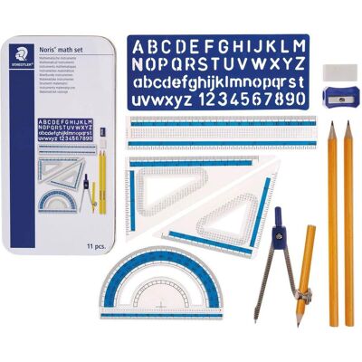 Staedtler Lineal, Noris Set - Mathematische Instrumente (15 cm) Staedtler Lineal, Noris Set - Mathematische Instrumente (15 cm)