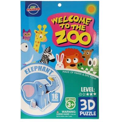 Bausatz 3D-Elefant Bausatz 3D-Elefant