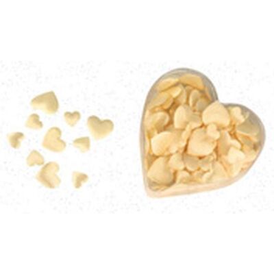 Rayher Satin-Stoff-Streuteile: Herz, wattiert, creme (100 Stk.) Rayher Satin-Stoff-Streuteile: Herz, wattiert, creme (100 Stk.)
