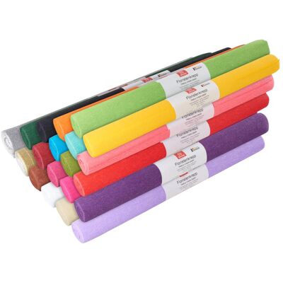 Staufen, Bastelpapier, Gärtnerkrepp 50x250cm orange (128 g/m², 1x) Staufen, Bastelpapier, Gärtnerkrepp 50x250cm orange (128 g/m², 1x)