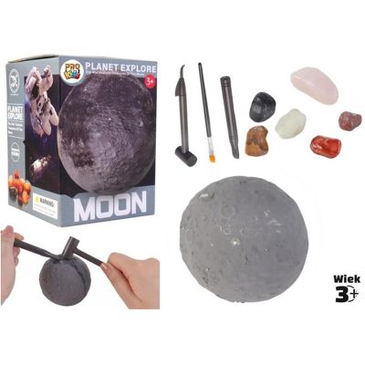 Teka Ausgrabung von Mineralien des Planeten Mond Teka Ausgrabung von Mineralien des Planeten Mond