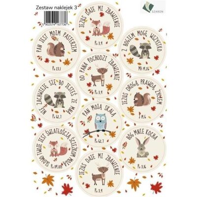 Szaron, Sticker, Aufkleberset - Tiere (12 Sticker) Szaron, Sticker, Aufkleberset - Tiere (12 Sticker)