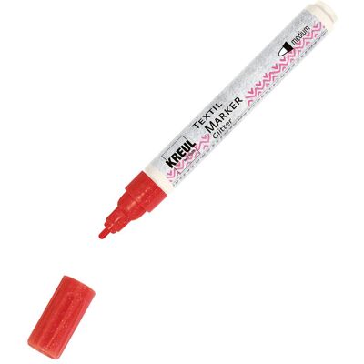 Kreul, Marker, Stoffmalstift, Textilmarker Javana texi mäx Glitter für helle und dunkle Stoffe (1x) Kreul, Marker, Stoffmalstift, Textilmarker Javana texi mäx Glitter für helle und dunkle Stoffe (1x)