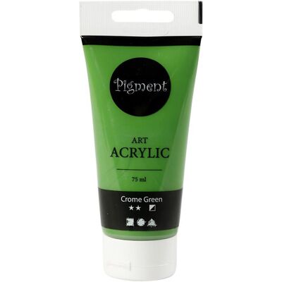 Creativ Company, Künstlerfarbe + Bastelfarbe, Pigment Art Acrylverf Crome Groen, 75ml (75 ml) Creativ Company, Künstlerfarbe + Bastelfarbe, Pigment Art Acrylverf Crome Groen, 75ml (75 ml)