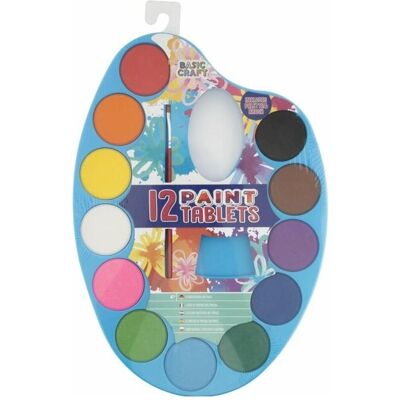 Grafix Aquarellpalette, 12 Farben Grafix Aquarellpalette, 12 Farben