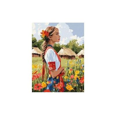 Ideyka Malen nach Zahlen - Schöne ukrainische Frau, 30 x 40 cm Ideyka Malen nach Zahlen - Schöne ukrainische Frau, 30 x 40 cm