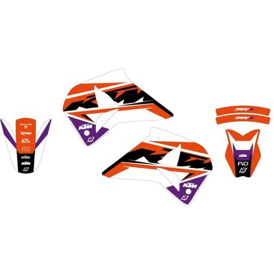 Blackbird, Sticker, Aufkleber-Set KTM 4T '96-'99 (4-Takt alle Modelle) Dream 5 Orange Schwarz Blackbird, Sticker, Aufkleber-Set KTM 4T '96-'99 (4-Takt alle Modelle) Dream 5 Orange Schwarz