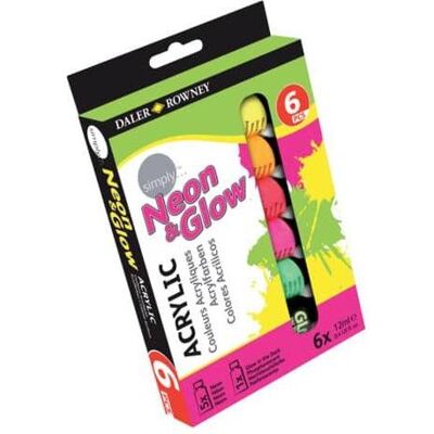 Daler-Rowney, Künstlerfarbe + Bastelfarbe, Acrylfarbe Set 6ST (12 ml) Daler-Rowney, Künstlerfarbe + Bastelfarbe, Acrylfarbe Set 6ST (12 ml)