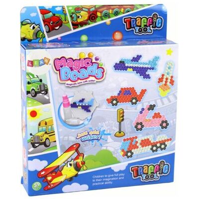Lean Toys DIY Transport-Wasserperlen-Set in 8 Farben Lean Toys DIY Transport-Wasserperlen-Set in 8 Farben