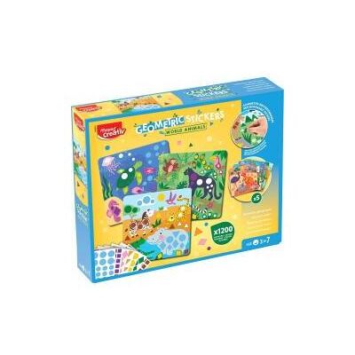 Maped, Sticker, Kreative geometrische Tierwelt-Aufkleber Maped, Sticker, Kreative geometrische Tierwelt-Aufkleber