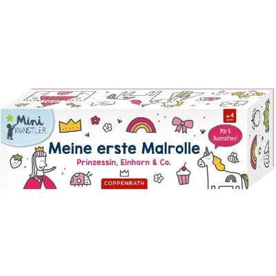 Coppenrath Meine erste Malrolle: Prinzessin, Einhorn & Co. (Mini-Künst Coppenrath Meine erste Malrolle: Prinzessin, Einhorn & Co. (Mini-Künst
