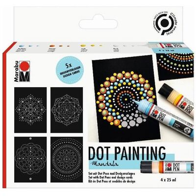 Marabu Punktfarbe Dot Pen Set ""Mandala" Marabu Punktfarbe Dot Pen Set ""Mandala"