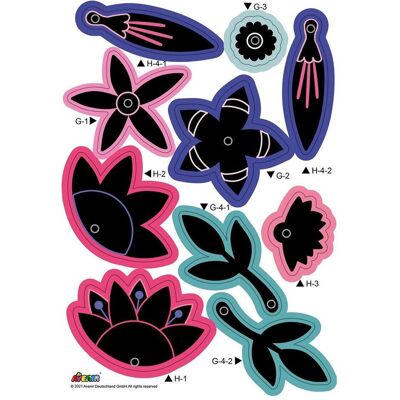 Avenir Kratzbilder Blumenstrauss Avenir Kratzbilder Blumenstrauss