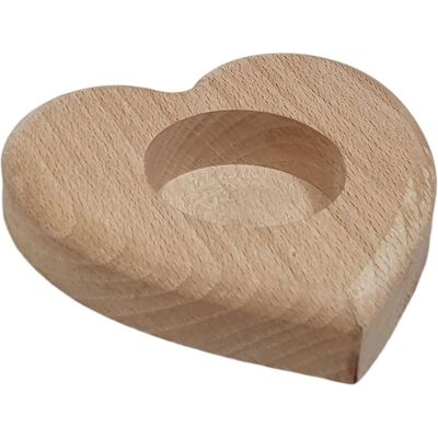 Playwood Teelichthalter Herz aus Holz Playwood Teelichthalter Herz aus Holz