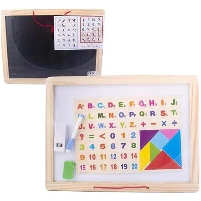 Lena Doppelseitige Tafel mit Kreide und Magnetmarker Lena Doppelseitige Tafel mit Kreide und Magnetmarker