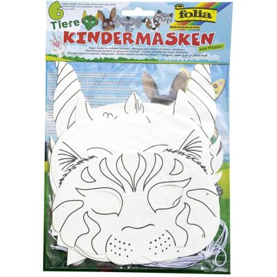 Folia Kindermasken Tiere Folia Kindermasken Tiere