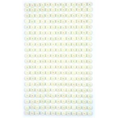 Dalprint Selbstklebende Perlen Opaleszierend weiss 6mm 260 Stk Dalprint Selbstklebende Perlen Opaleszierend weiss 6mm 260 Stk