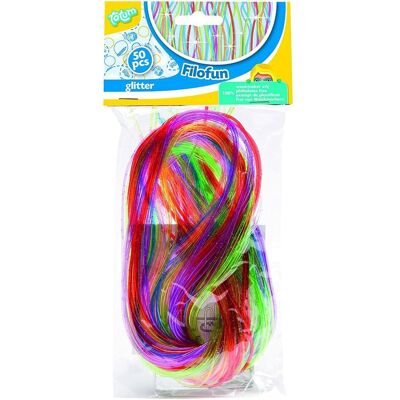 Totum Filofun Glitzer, Garn + Wolle, Mehrfarbig Totum Filofun Glitzer, Garn + Wolle, Mehrfarbig
