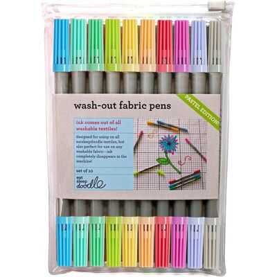 Eat Sleep Doodle, Marker, 10er-set pastellfarbene stifte für kinder wash-out (10x) Eat Sleep Doodle, Marker, 10er-set pastellfarbene stifte für kinder wash-out (10x)