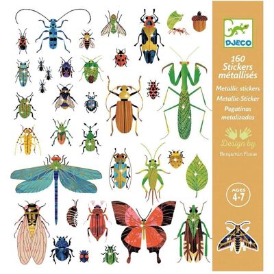 Djeco, Sticker, Sticker Insekten (160 Sticker) Djeco, Sticker, Sticker Insekten (160 Sticker)