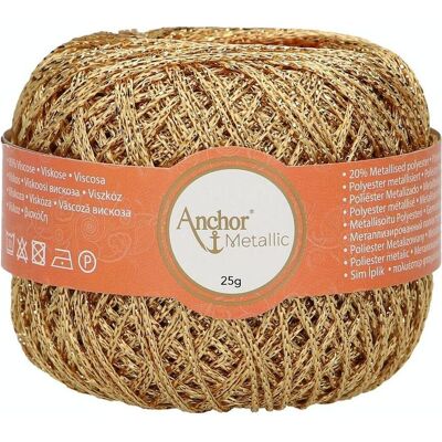 Anchor Artiste Metallic 25 g 00300 25 g, Garn + Wolle, Silber Anchor Artiste Metallic 25 g 00300 25 g, Garn + Wolle, Silber