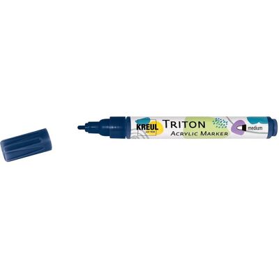 Kreul, Marker, Triton Acrylic Marker Medium dunkelblau (1x) Kreul, Marker, Triton Acrylic Marker Medium dunkelblau (1x)
