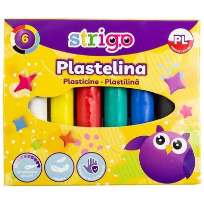 Stigo Bike, Modelliermasse, Plastilin 6 Farben STRIGO Stigo Bike, Modelliermasse, Plastilin 6 Farben STRIGO