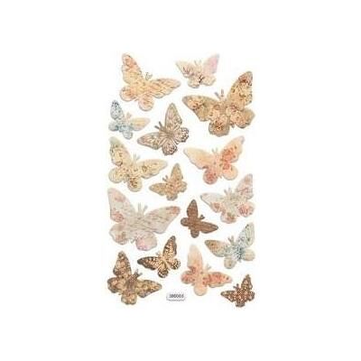 DP Craft, Sticker, Schaumstoffaufkleber Schmetterlinge 16 Stk (16 Sticker) DP Craft, Sticker, Schaumstoffaufkleber Schmetterlinge 16 Stk (16 Sticker)