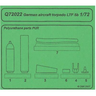 CMK German aircraft torpedo LTF 5b CMK German aircraft torpedo LTF 5b