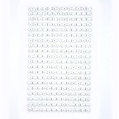 Dalprint Selbstklebende Perlen Offwhite 6mm 260 Stk Dalprint Selbstklebende Perlen Offwhite 6mm 260 Stk