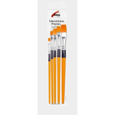 Kreul, Pinsel, Universalpinsel Synthetics flach 5er Set Kreul, Pinsel, Universalpinsel Synthetics flach 5er Set