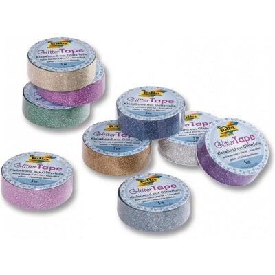 Folia, Washi Tape, Glitzer-Tape Folia, Washi Tape, Glitzer-Tape
