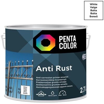 Pentacolor, Marker, Anticor Paint Anti-Rust White 2.7l Pentacolor, Marker, Anticor Paint Anti-Rust White 2.7l