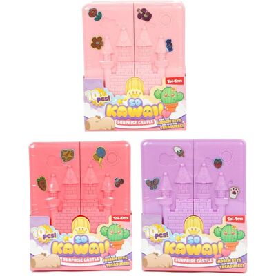 Toi-Toys So Kawaii Überraschungsschloss-Halskette und Perlen - 10 Stück. Toi-Toys So Kawaii Überraschungsschloss-Halskette und Perlen - 10 Stück.