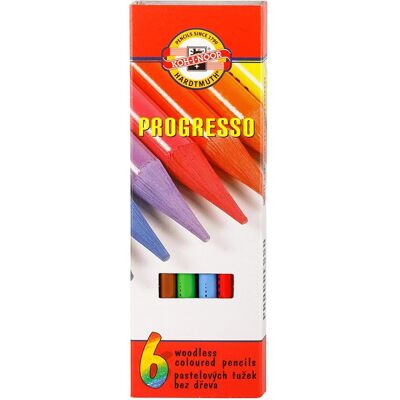 Koh-i-Noor, Malstifte, Progresso Buntstifte 6 Farben (6x) Koh-i-Noor, Malstifte, Progresso Buntstifte 6 Farben (6x)