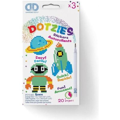Diamond Dotz - Dotzies - Weltraum - Diamond Painting Sticker Diamond Dotz - Dotzies - Weltraum - Diamond Painting Sticker