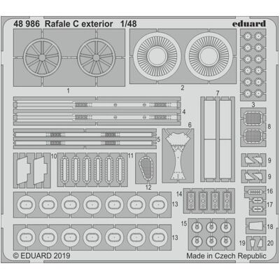 Eduard Rafale C exterior for Revell Eduard Rafale C exterior for Revell