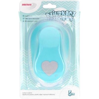 Brewis, Stanzer, Dekorativer Locher - Herz 5cm MIX Brewis, Stanzer, Dekorativer Locher - Herz 5cm MIX