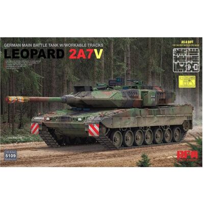 Rye Field Model German Main Battle Tank w/Workable Tracks Leopard 2A7V Rye Field Model German Main Battle Tank w/Workable Tracks Leopard 2A7V