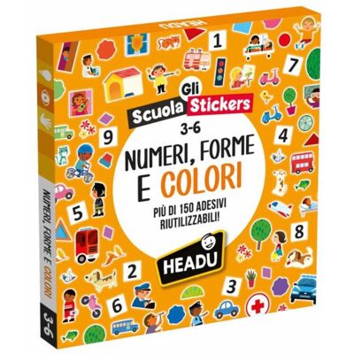 Headup Games, Sticker, Scuola Stickers Numeri Forme e Colori Headup Games, Sticker, Scuola Stickers Numeri Forme e Colori