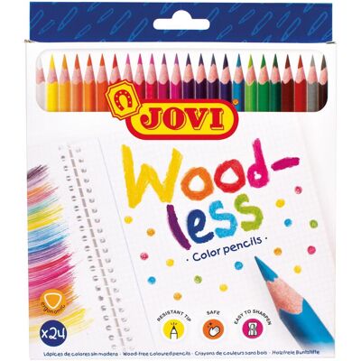 Jovi, Malstifte, Buntstifte Woodless VE=24 Farben (24x) Jovi, Malstifte, Buntstifte Woodless VE=24 Farben (24x)
