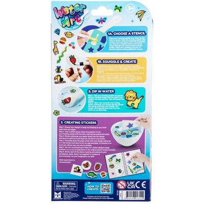 Water Art, Sticker, Sticker Set with 12 Colours (33130111) (12 Sticker) Water Art, Sticker, Sticker Set with 12 Colours (33130111) (12 Sticker)