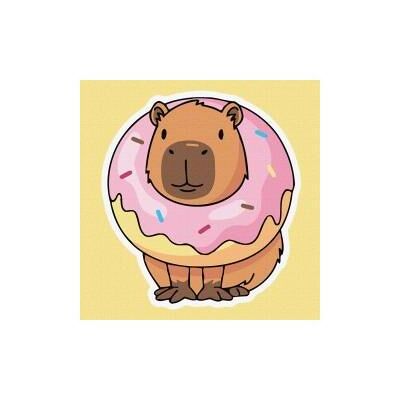 Ideyka Malen nach Zahlen - Süsse Capybara-Kinder Ideyka Malen nach Zahlen - Süsse Capybara-Kinder