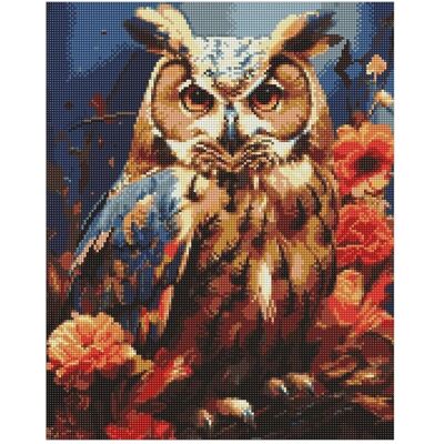 Ideyka Diamond Painting - Waldeule mit Rahmen 40 x 50 cm Ideyka Diamond Painting - Waldeule mit Rahmen 40 x 50 cm