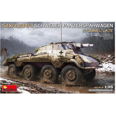 Mini art Sd.Kfz.234/3 Schwerer Panzerspähwagen Stummel Late Mini art Sd.Kfz.234/3 Schwerer Panzerspähwagen Stummel Late