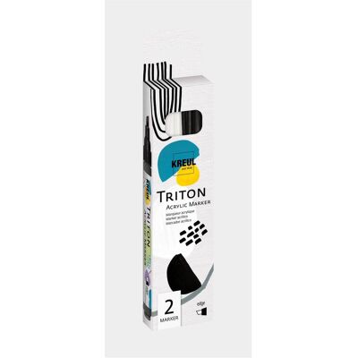 Kreul, Marker, Triton Acrylic Paint Marker 2er Set (2x) Kreul, Marker, Triton Acrylic Paint Marker 2er Set (2x)