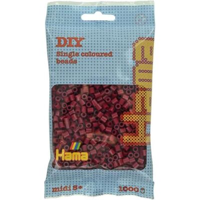 Toymax Hama midi perler 1000stk mrk kirsebr Toymax Hama midi perler 1000stk mrk kirsebr